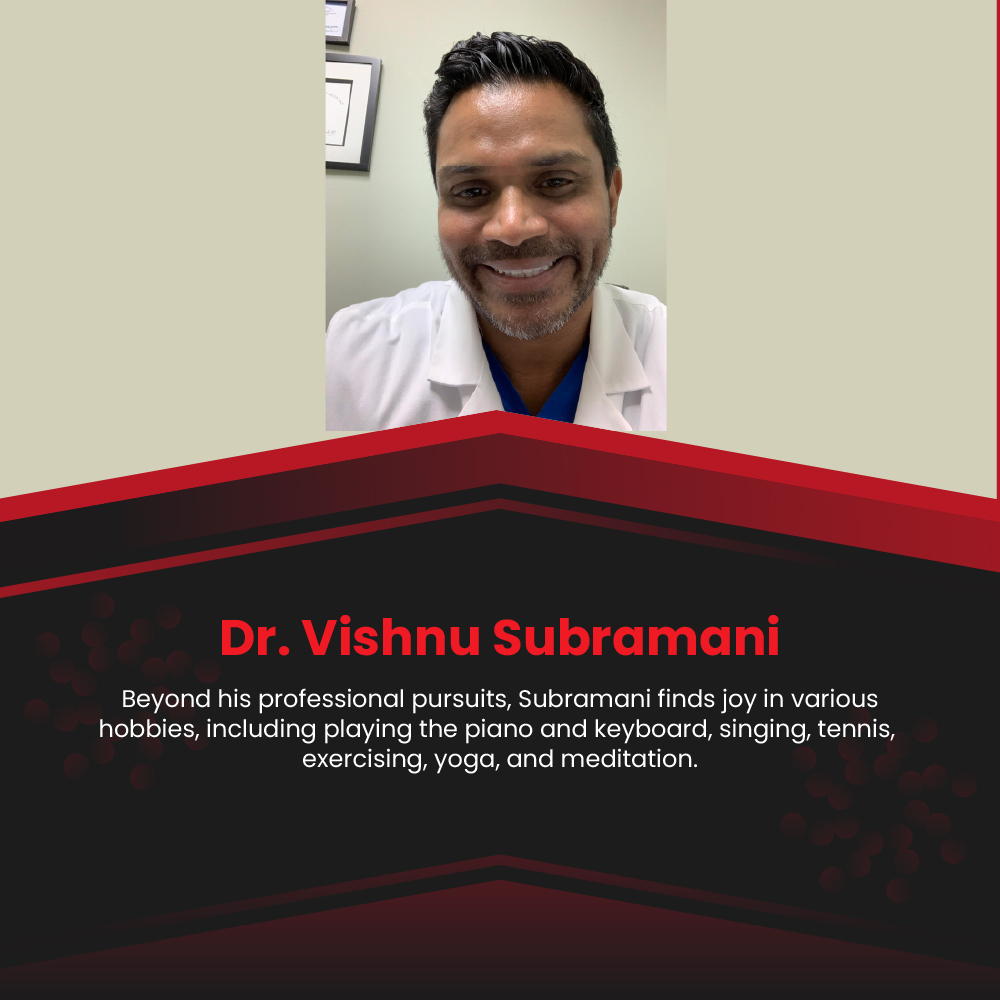 photo of Dr. Vishnu Subramani